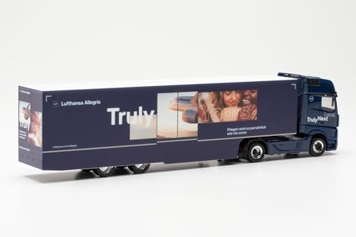 herpa-mercedes-benz-actros-gigaspace-lkw-modell-lufthansa-1-87 image 7