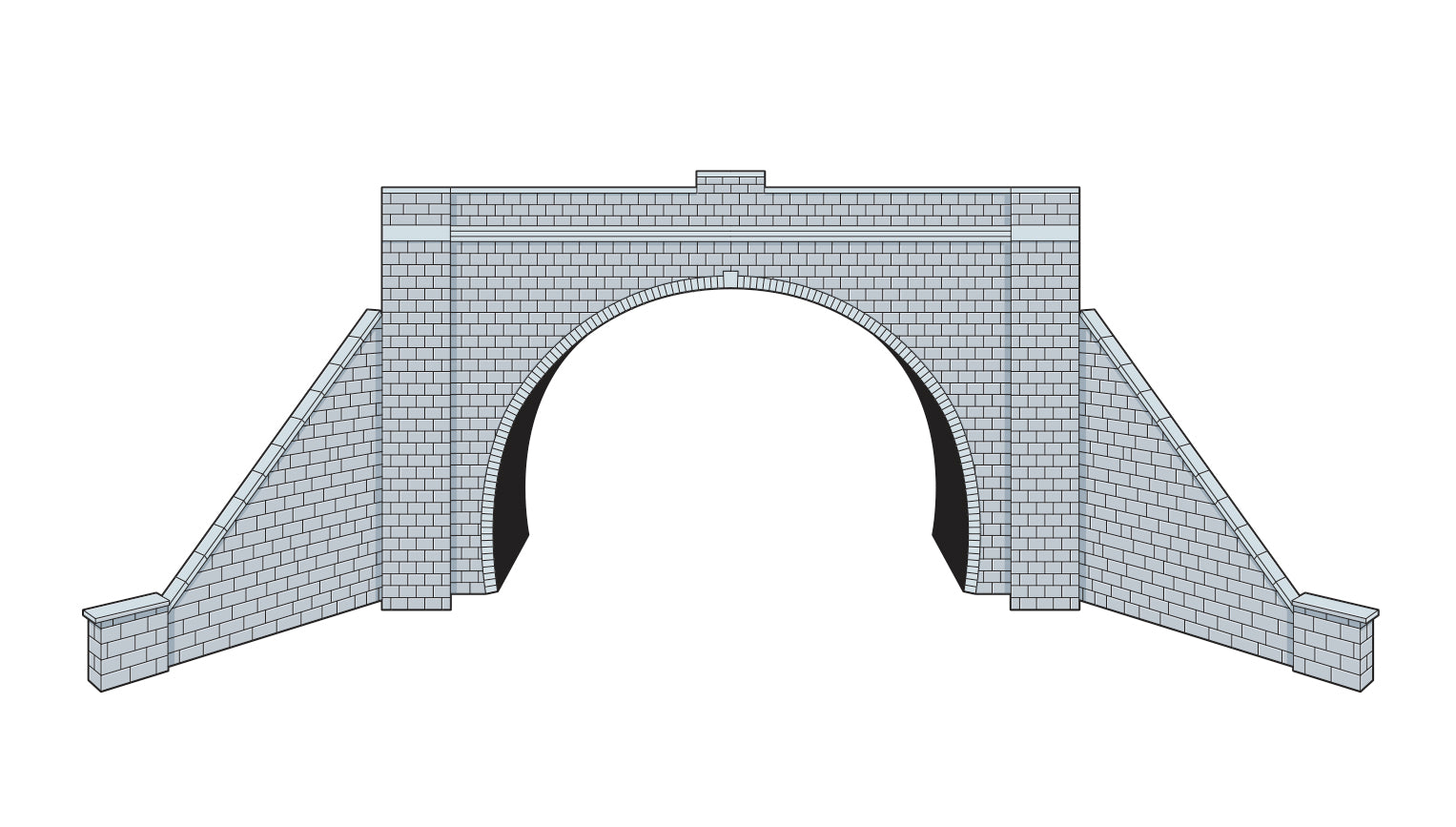 peco-lk12174-tunnelportal-stein-doppelgleis-tt-120-bausatz image 1