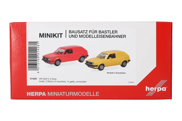 herpa-minikit-vw-golf-ii-kasten-2-st-ck-auto-bausatz-1-87 image 1