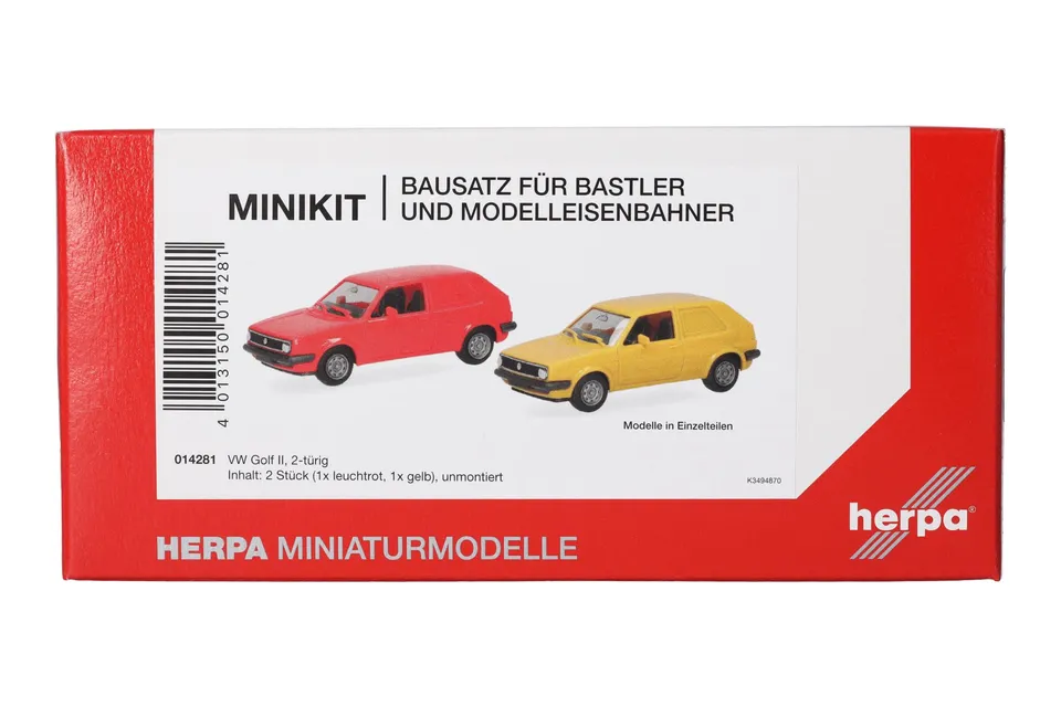 herpa-minikit-vw-golf-ii-kasten-2-st-ck-auto-bausatz-1-87 image 1