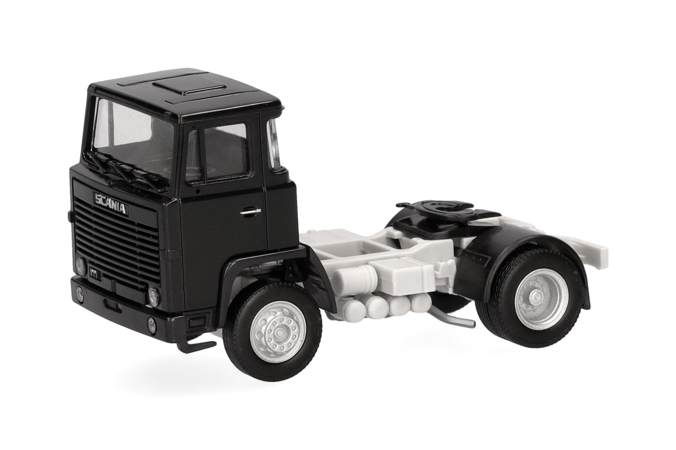 herpa-scania-111-zugmaschine-lkw-modell-schwarz-1-87 image 1
