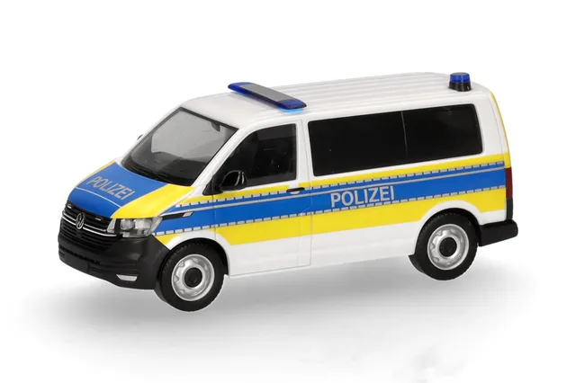 herpa-vw-t6-1-bus-polizei-niedersachsen-modellauto-1-87 image 1