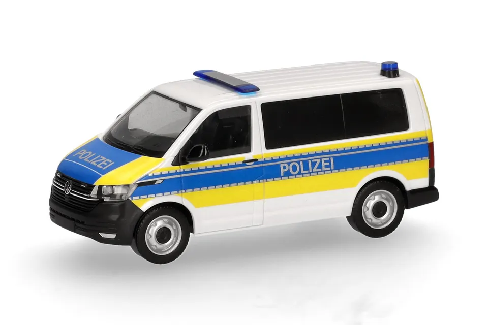 herpa-vw-t6-1-bus-polizei-niedersachsen-modellauto-1-87 image 1