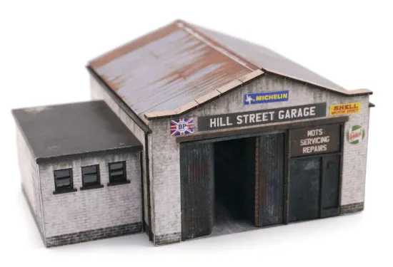 scale-model-scenery-kx112-garage-bausatz-h0-oo-werkstatt image 1