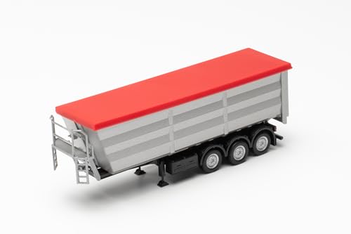 herpa-stahlmuldenauflieger-trailer-modell-1-87-silber image 8