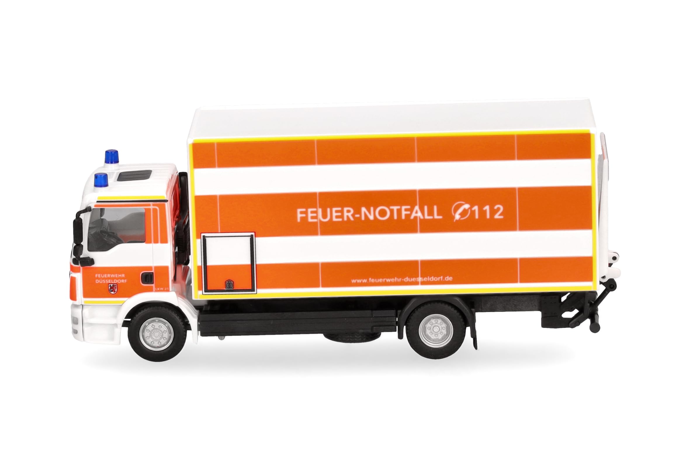 herpa-man-tgm-koffer-lkw-feuerwehr-d-sseldorf-modell-1-87-orange image 4