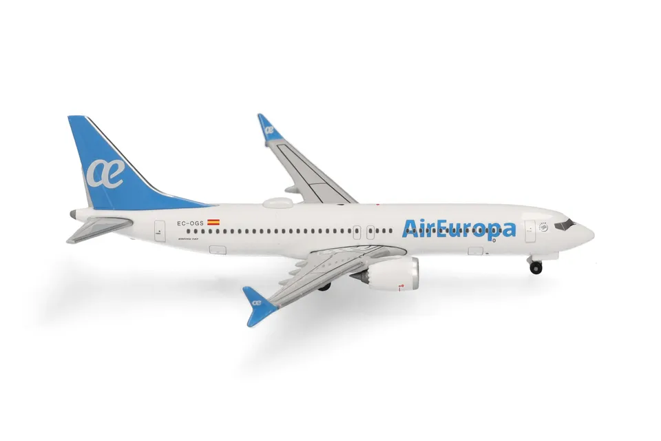 herpa-wings-air-europa-boeing-737-max-8-flugzeug-1-500-metall image 1