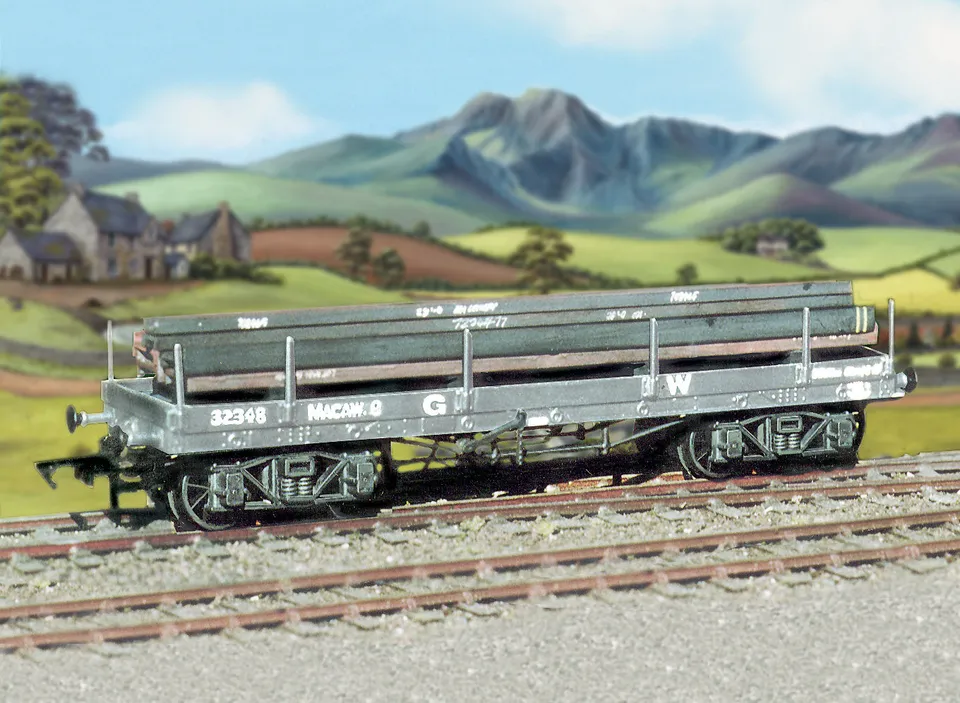 peco-parkside-pc562-gwr-flachwagen-bausatz-mit-ladung image 1