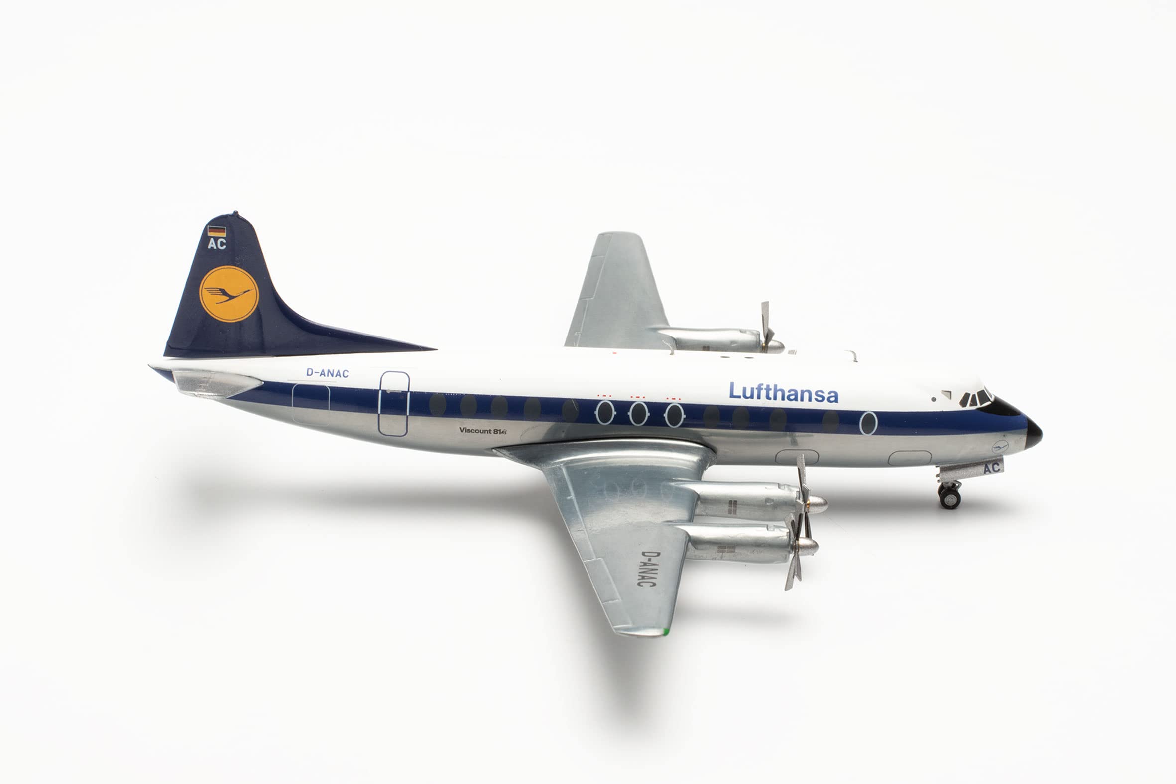 herpa-wings-vickers-viscount-800-lufthansa-flugzeugmodell-1-200 image 1