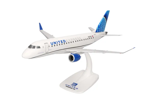 herpa-snapfit-united-express-embraer-e175-1-100-mit-fu image 1