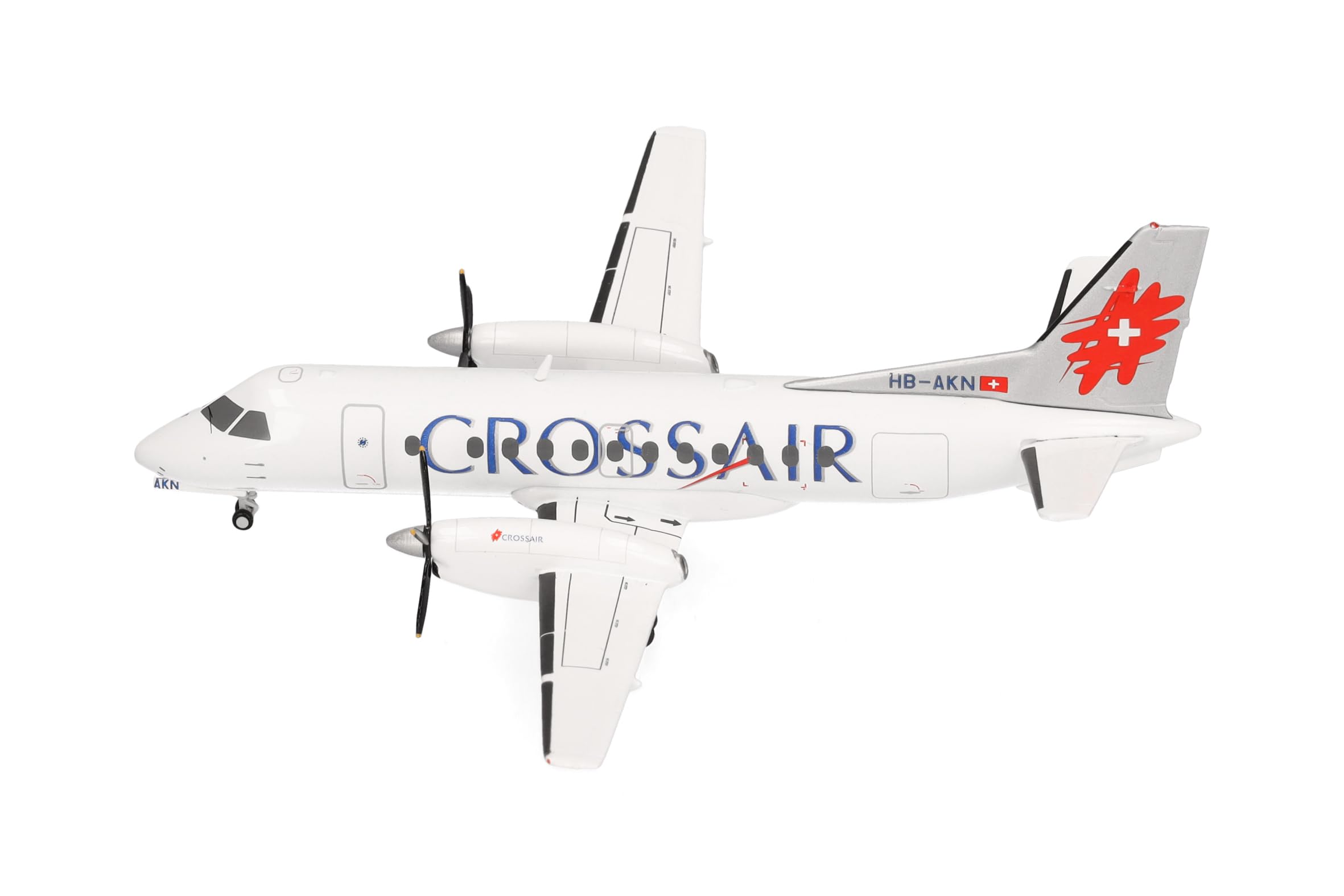 herpa-saab-340-crossair-last-color-1-200-metall-ohne-standfu image 2
