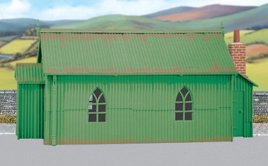 peco-wills-ss70-wellblech-kapelle-bausatz-oo-ho image 1