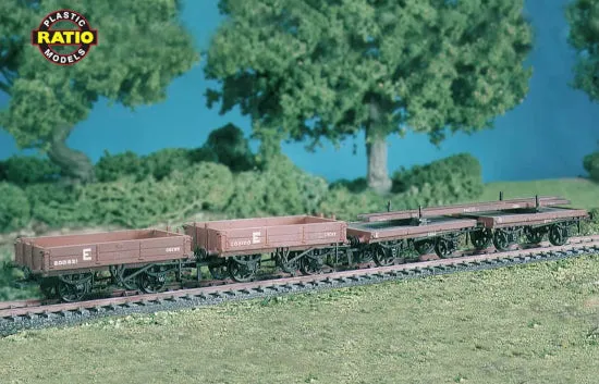 peco-parkside-pc575-bauzug-wagen-set-4-tlg-h0-bausatz image 1