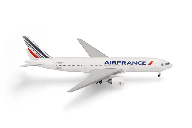 herpa-wings-air-france-boeing-777-200-flugzeug-1-500-metall image 1