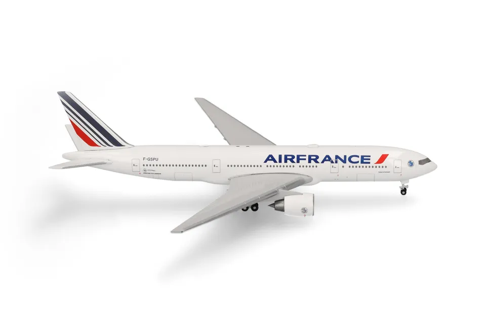 herpa-wings-air-france-boeing-777-200-flugzeug-1-500-metall image 1
