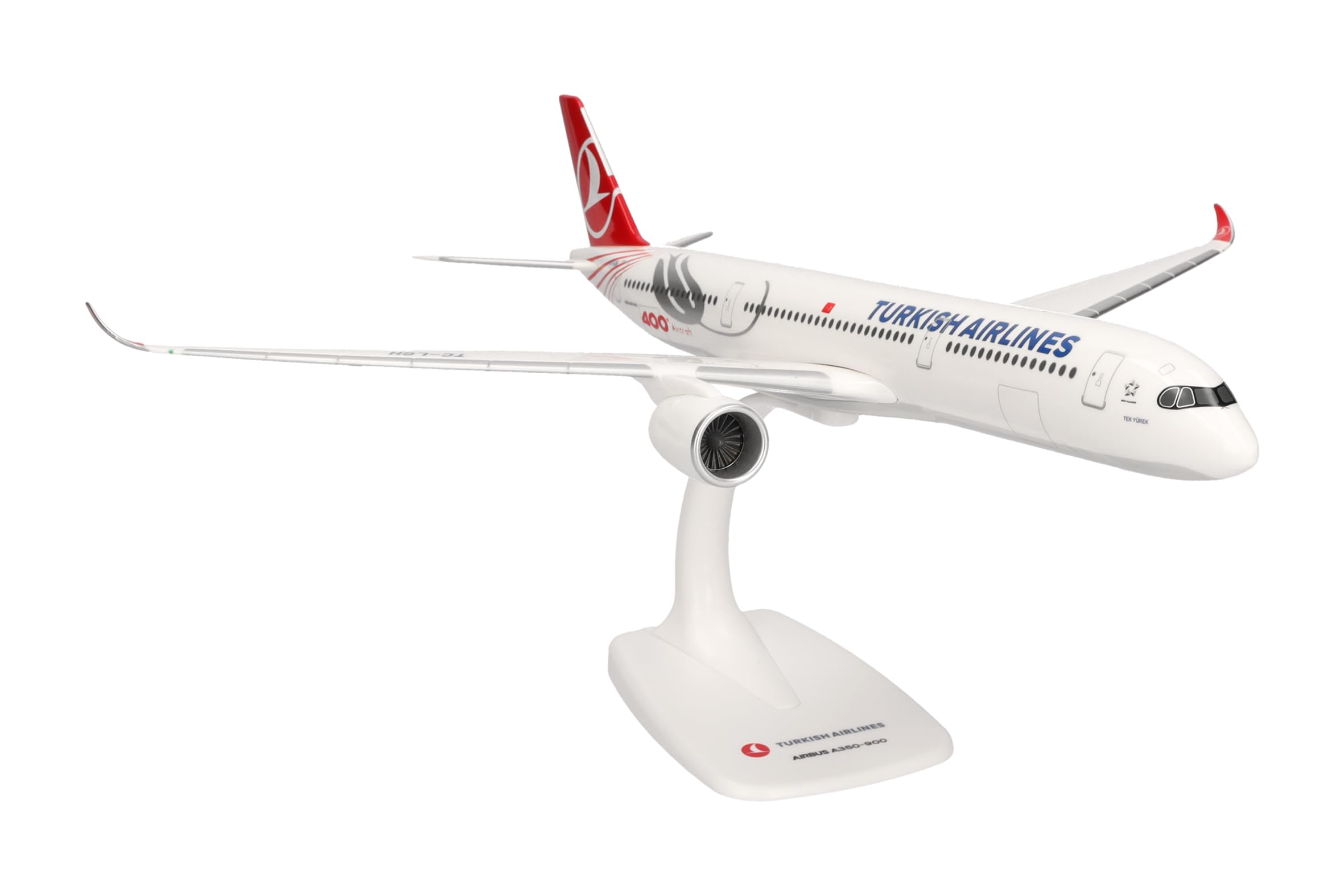herpa-snapfit-turkish-airlines-a350-900-flugzeugmodell-1-200 image 3