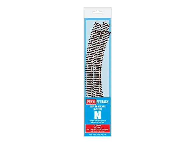 peco-st3015-setrack-gleis-bogen-n-2-radius-4er image 1