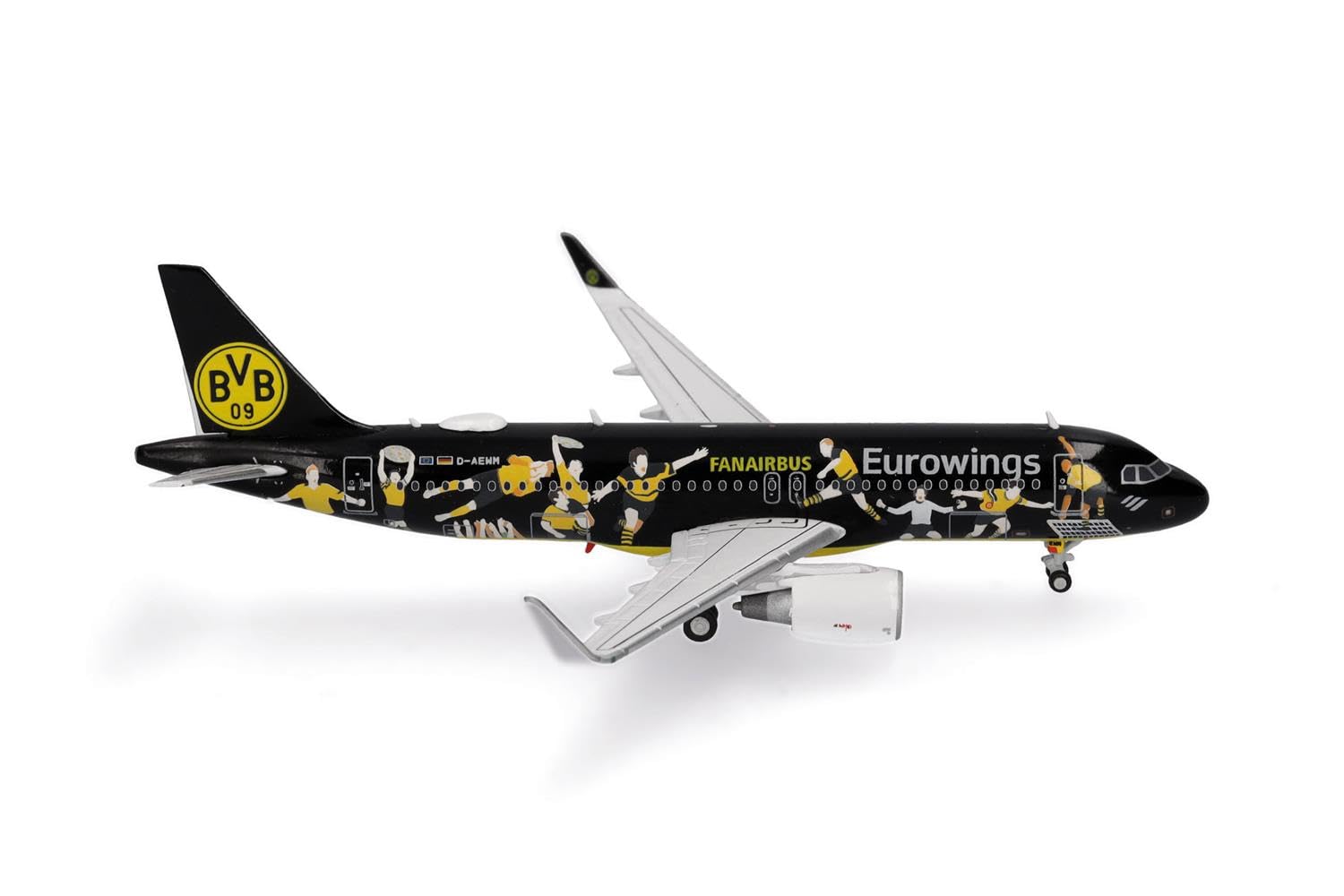 herpa-wings-a320-flugzeugmodell-eurowings-bvb-fanairbus-1-400-metall image 1