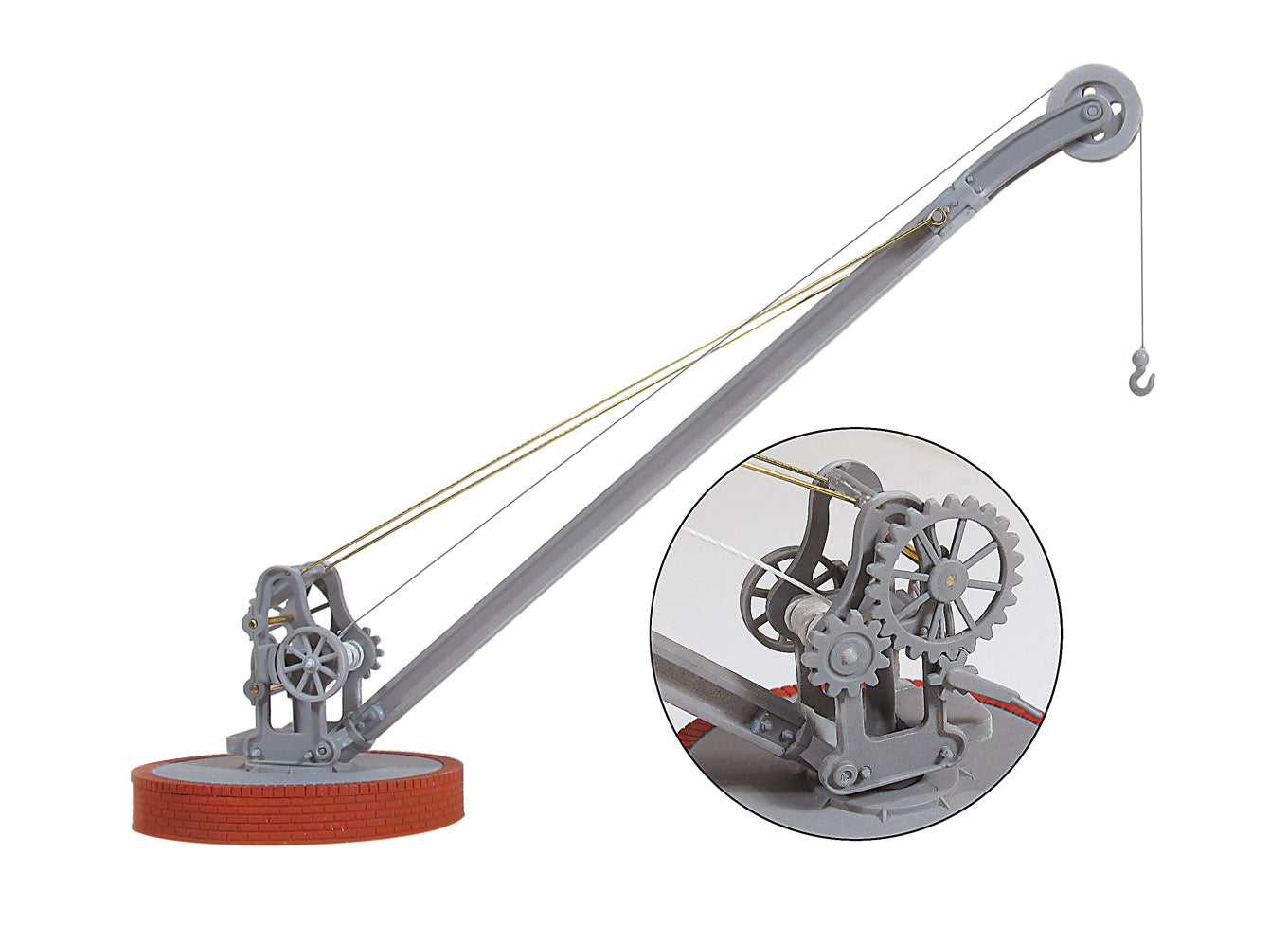 peco-lk35-lineside-goods-yard-crane-kran-oo-bausatz image 1