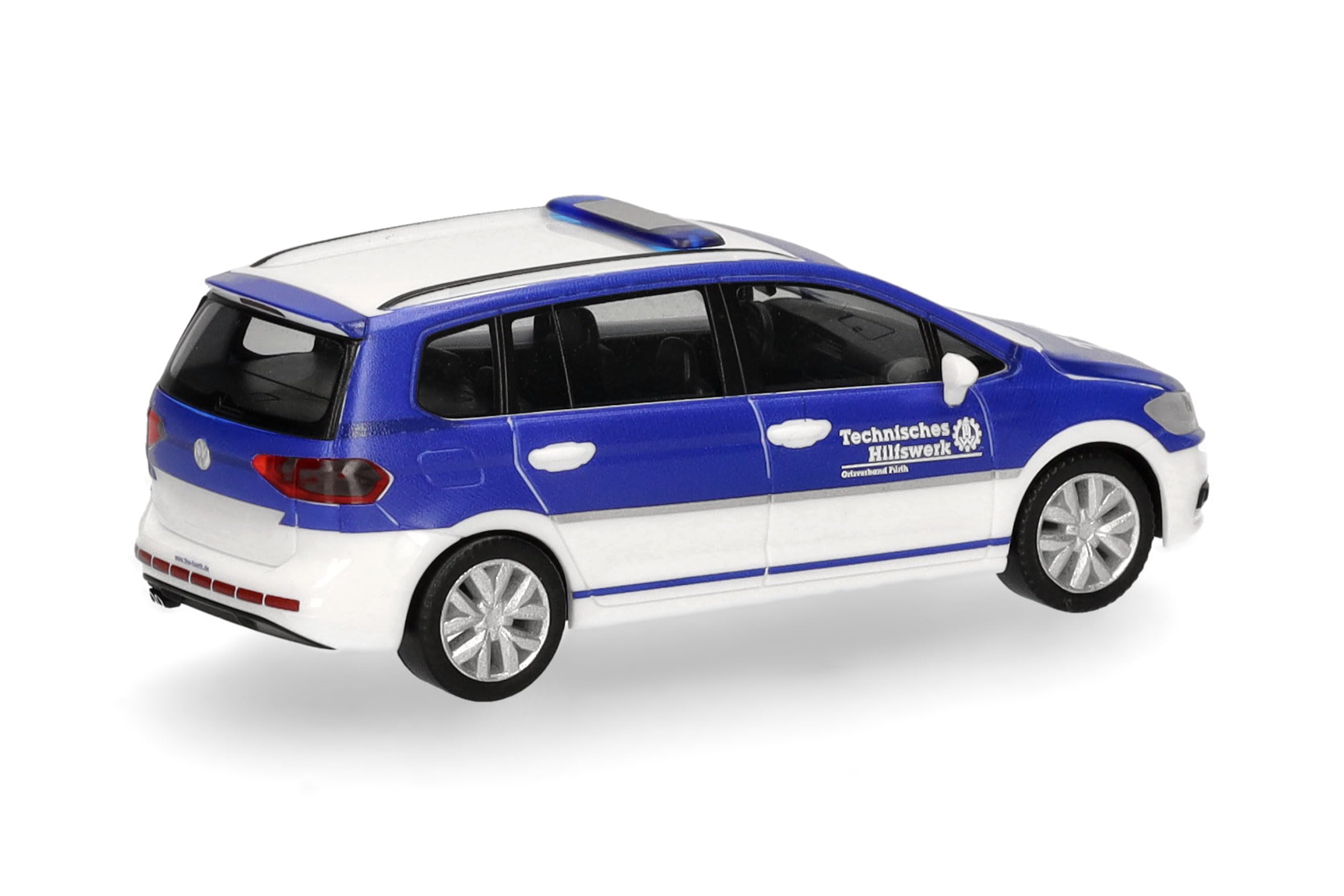herpa-vw-touran-thw-f-rth-modellauto-1-87-kunststoff image 2