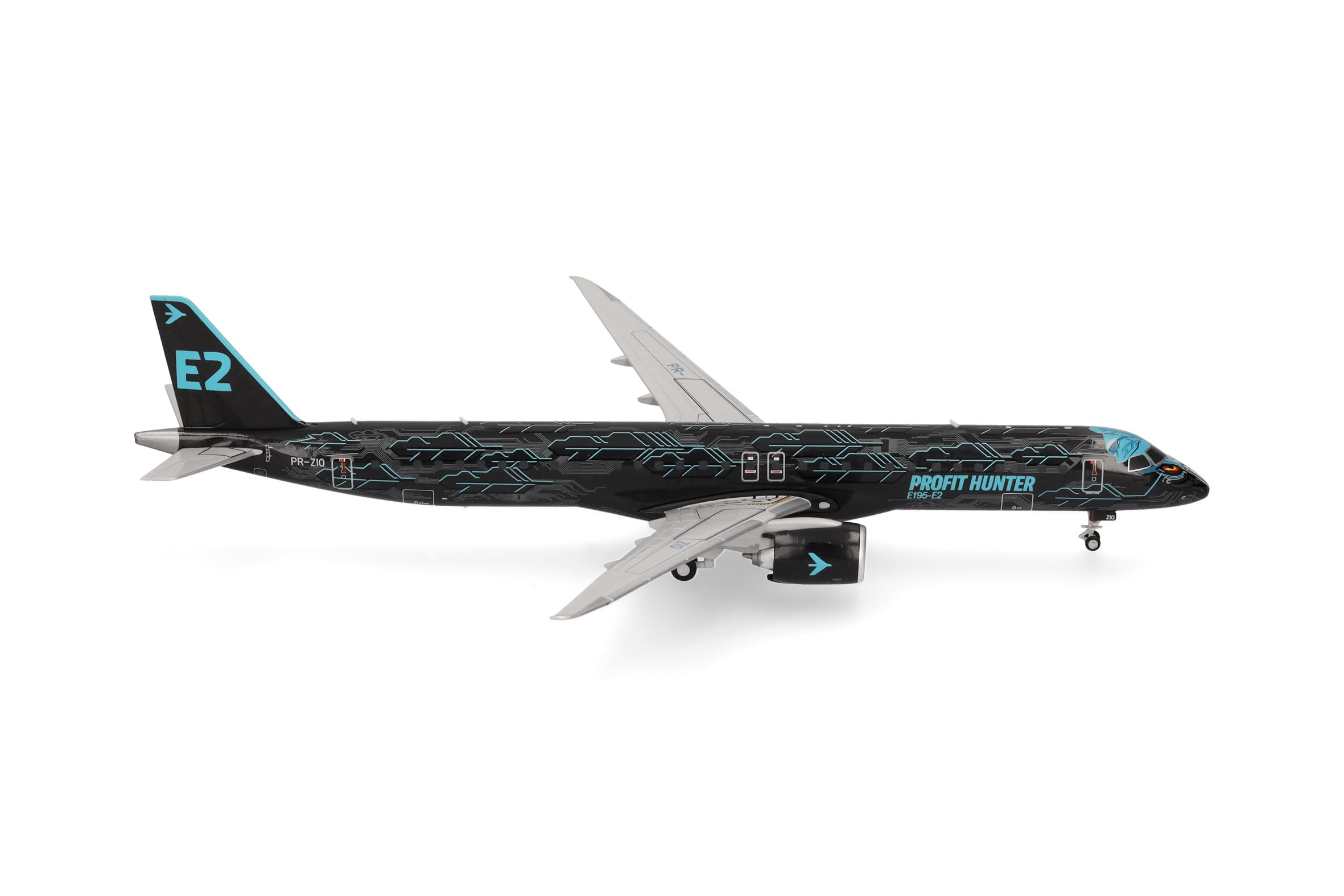 herpa-572989-embraer-e195-e2-tech-eagle-1-200-kunststoff image 1