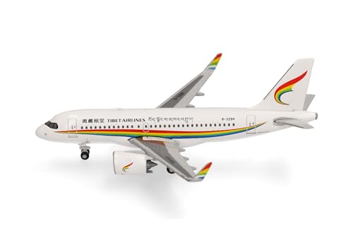 herpa-wings-tibet-airlines-airbus-a319neo-flugzeug-1-500-metall image 8