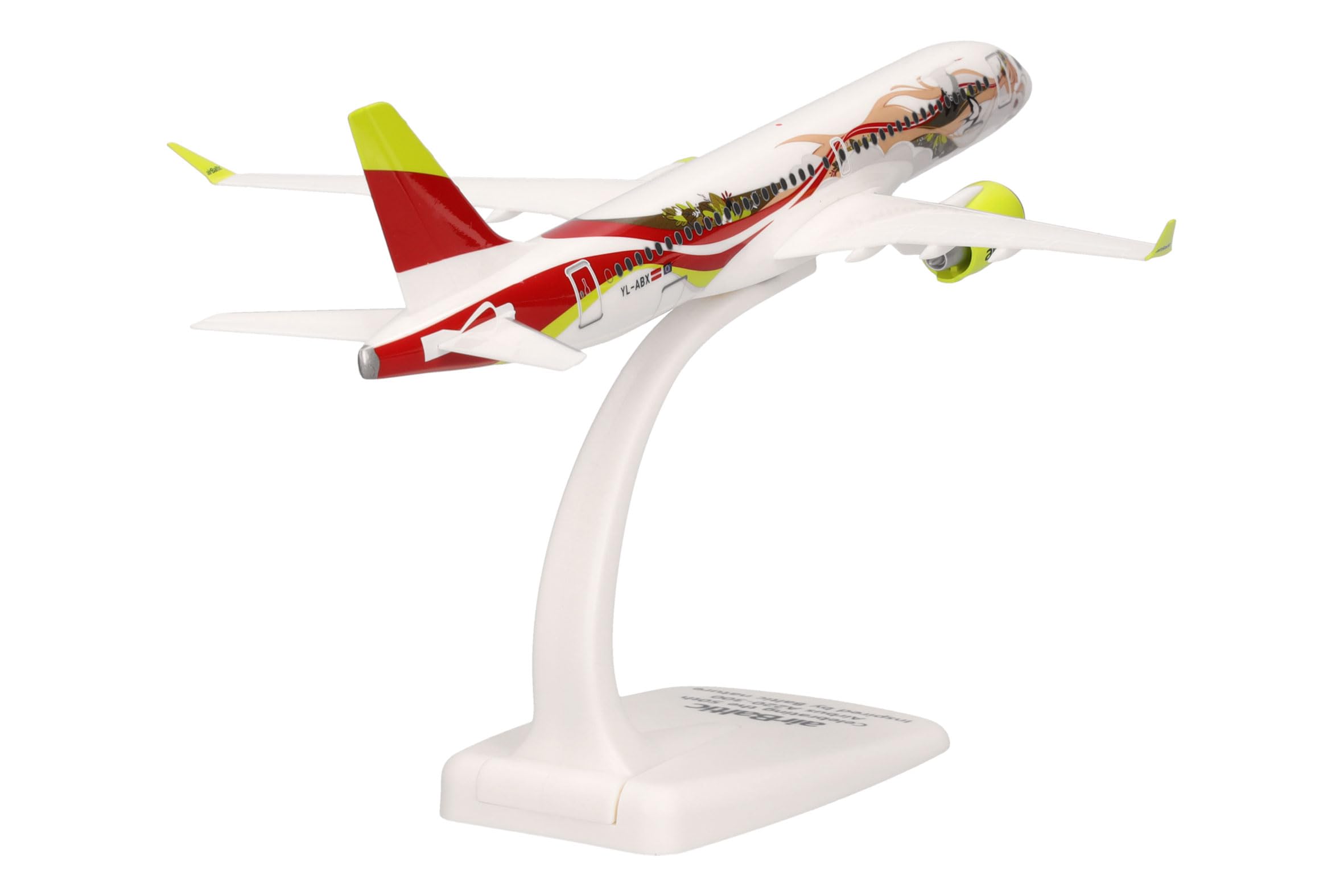 herpa-snapfit-airbaltic-a220-300-flugzeugmodell-1-200-yl-abx image 3