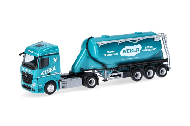 herpa-mercedes-actros-sattelzug-weber-1-87-eutersilo image 1