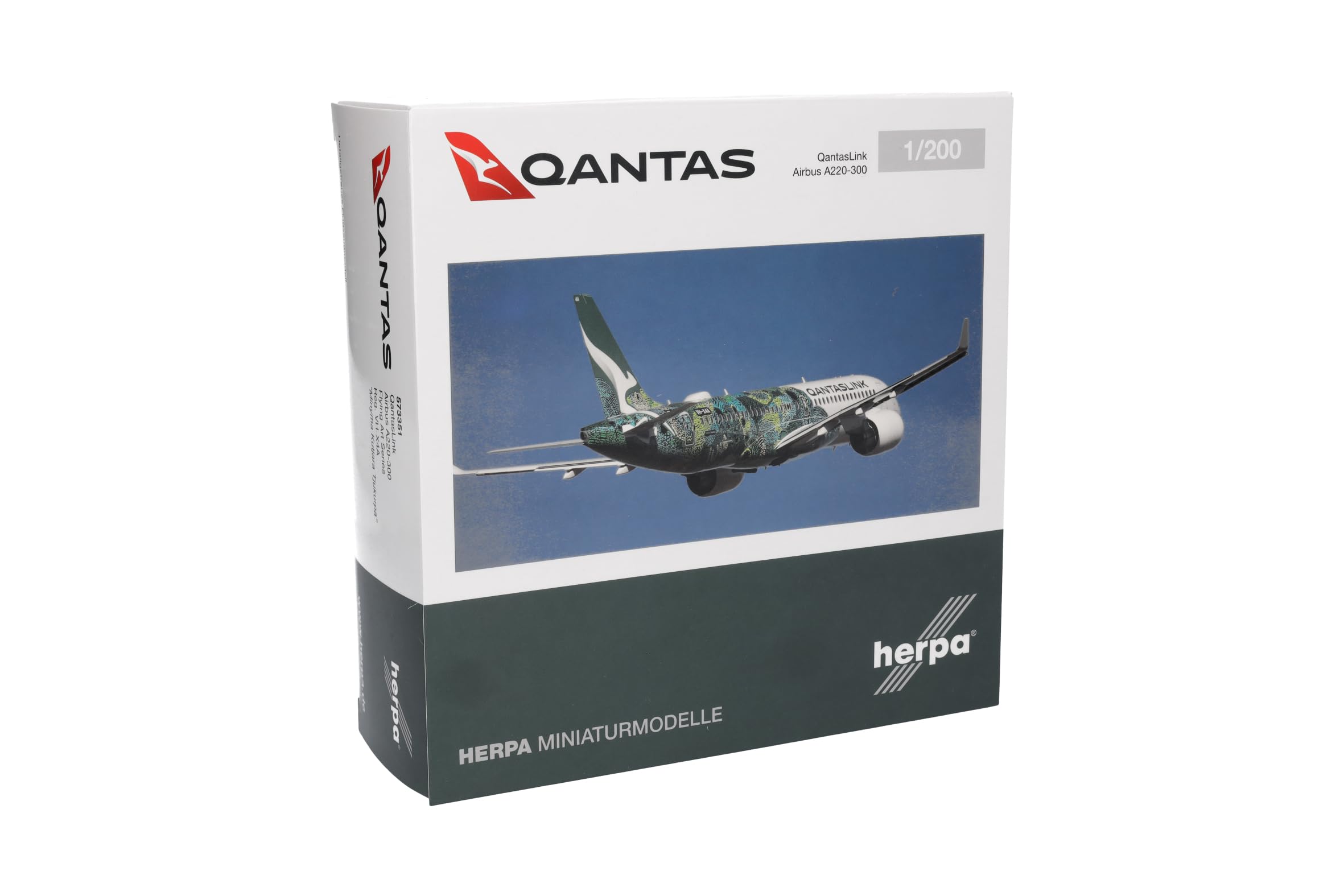 herpa-wings-qantaslink-a220-300-modellflugzeug-1-200-metall image 5