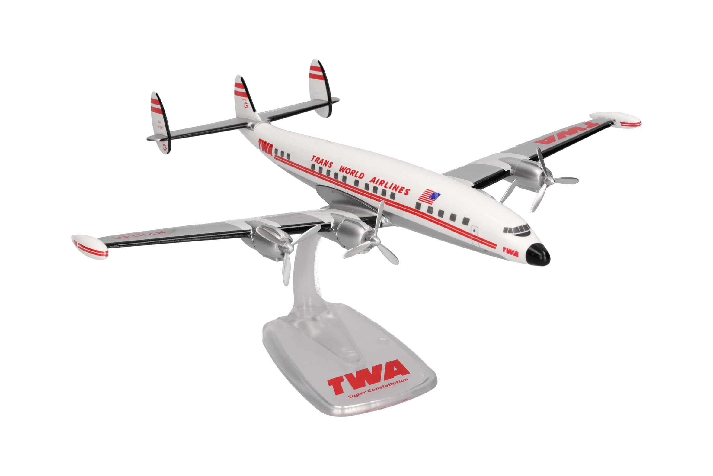 herpa-snapfit-twa-lockheed-l-1049g-flugzeugmodell-1-125-n7104c image 4