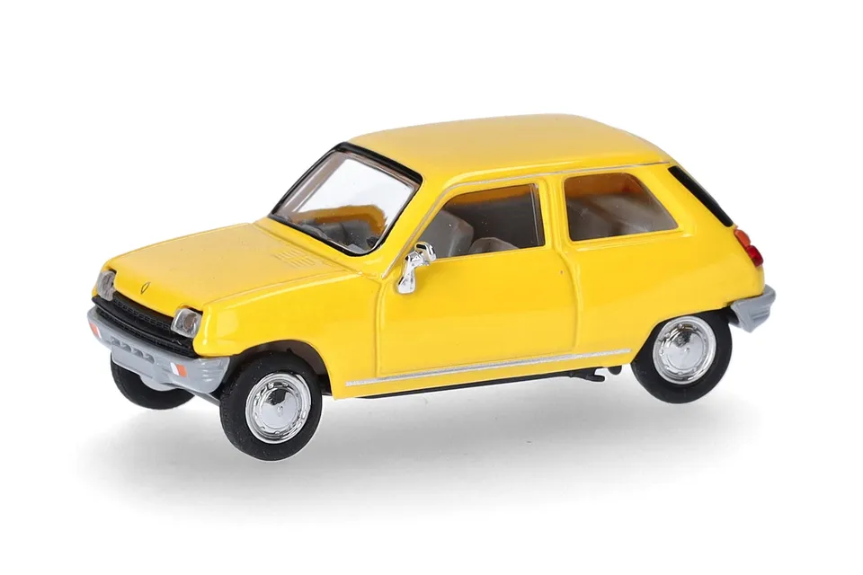 herpa-renault-r5-modellauto-1-87-gelb-kunststoff image 1