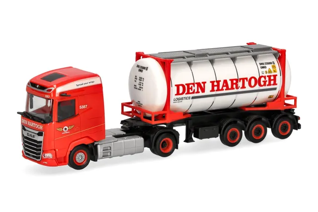 herpa-daf-xg-den-hartogh-sattelzug-lkw-modell-1-87-container image 1