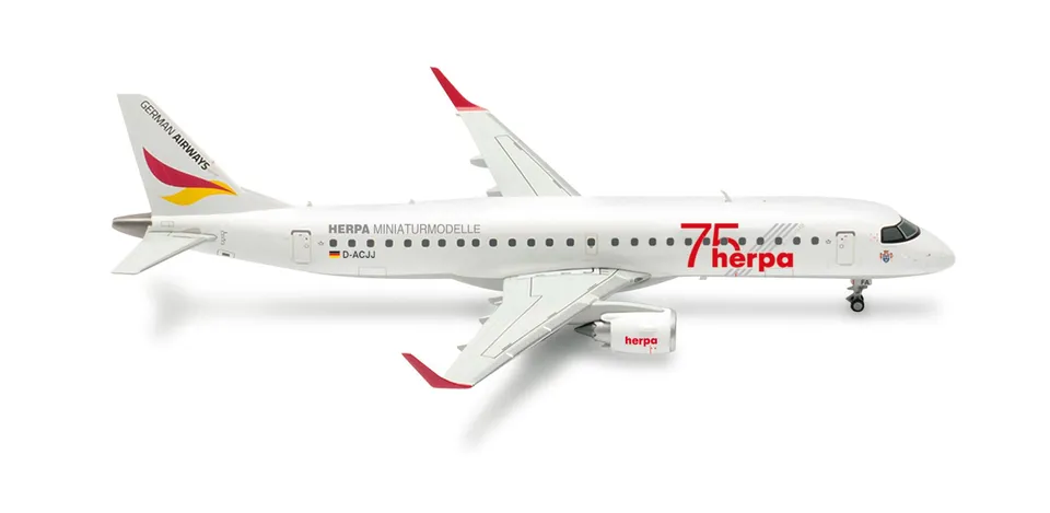 herpa-wings-e190-german-airways-modellflugzeug-1-200 image 1