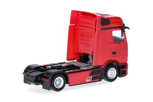herpa-cars-trucks-actros-l-procabin-zugmaschine-lkw-modell-rot image 7