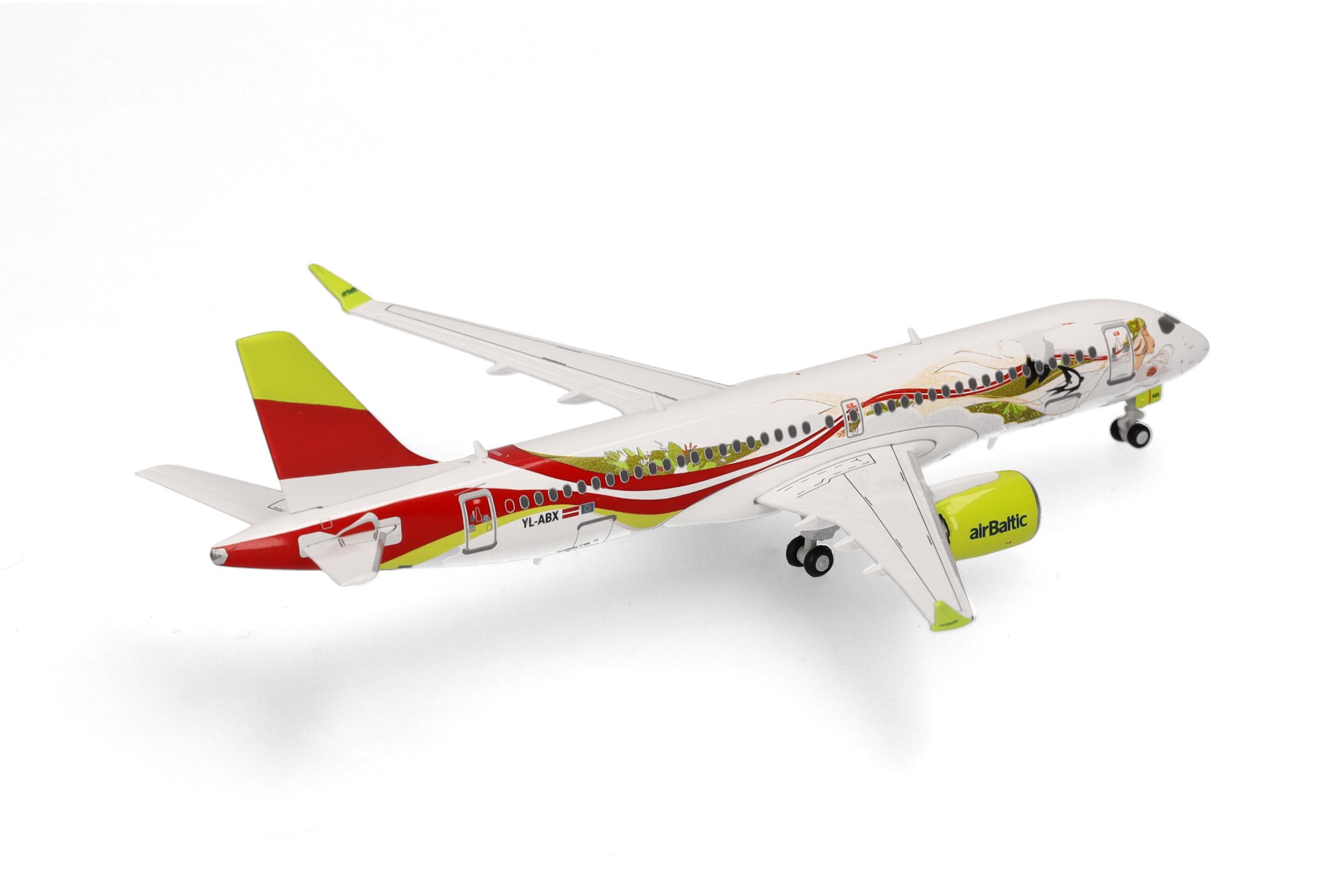 herpa-wings-airbaltic-a220-300-50th-a220-modellflugzeug-1-400-fu image 3
