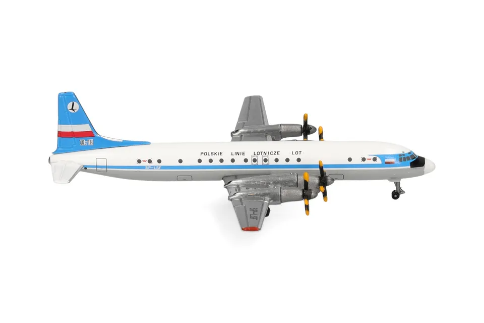 herpa-wings-lot-ilyushin-il-18-flugzeugmodell-1-500-metall image 1