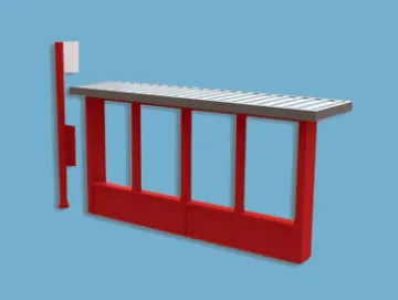 peco-modelscene-5192-bushaltestelle-spur-n-set-mit-schildern image 1