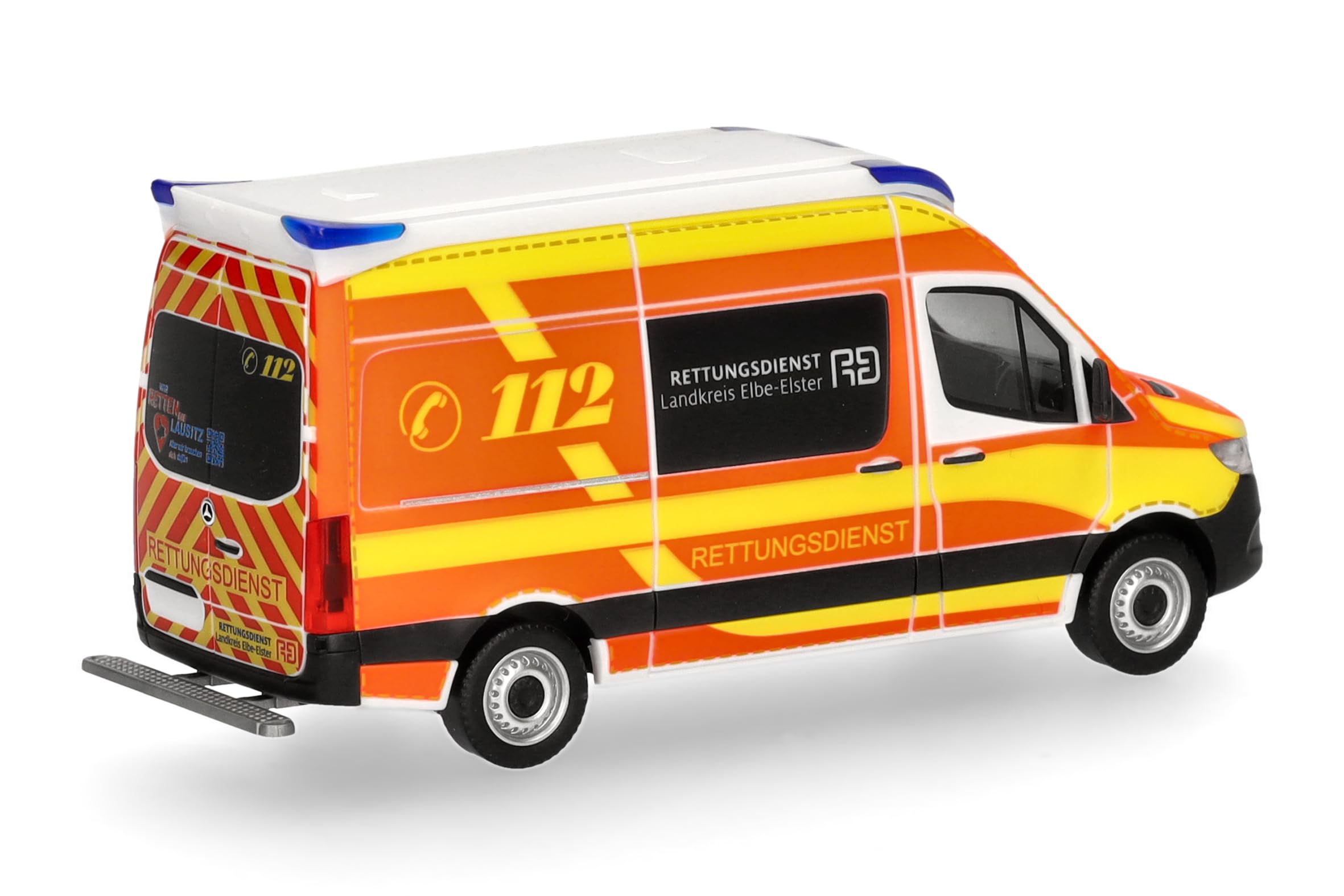 herpa-mercedes-sprinter-18-delfis-rtw-modellauto-1-87 image 2