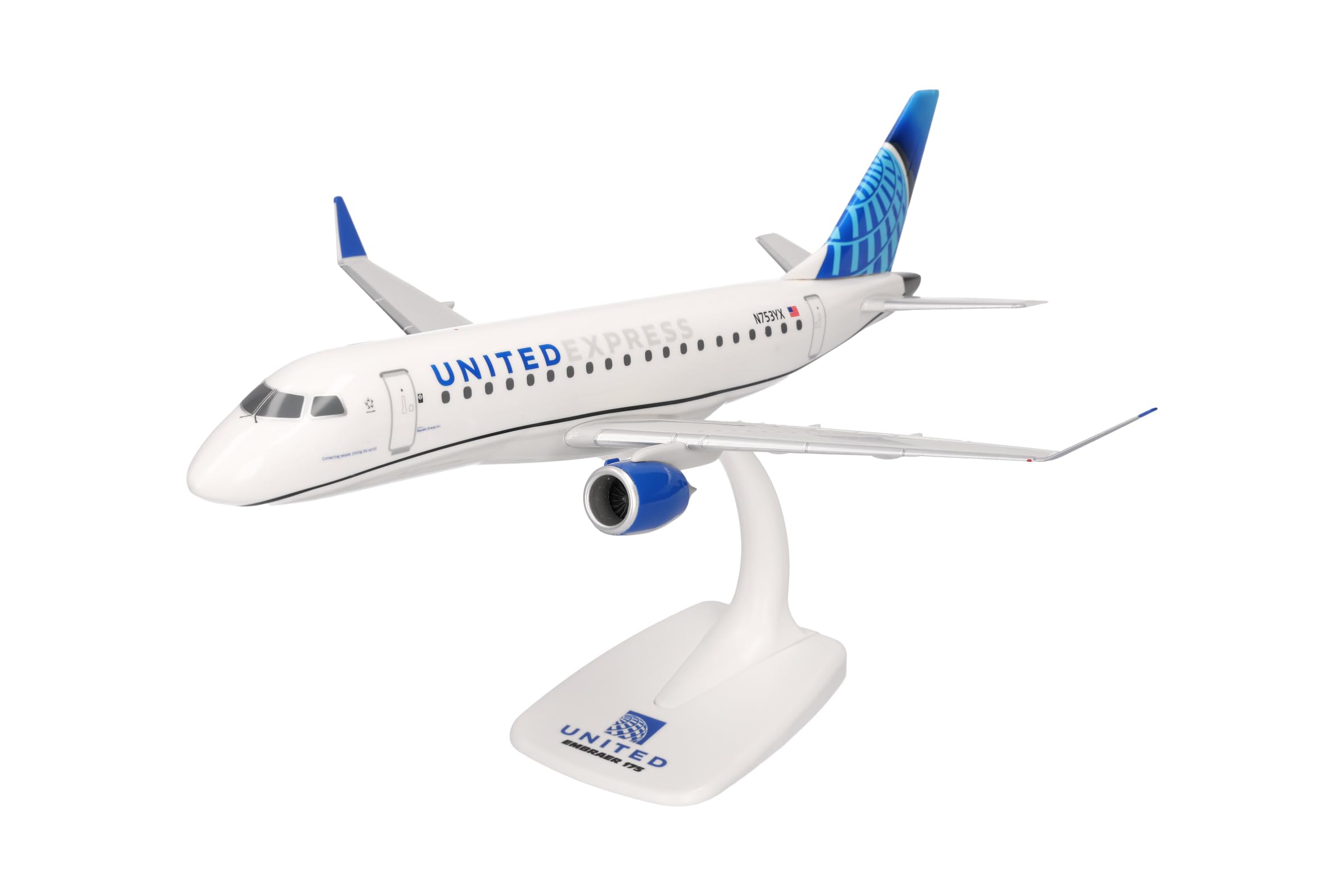 herpa-snapfit-united-express-embraer-e175-1-100-mit-fu image 1
