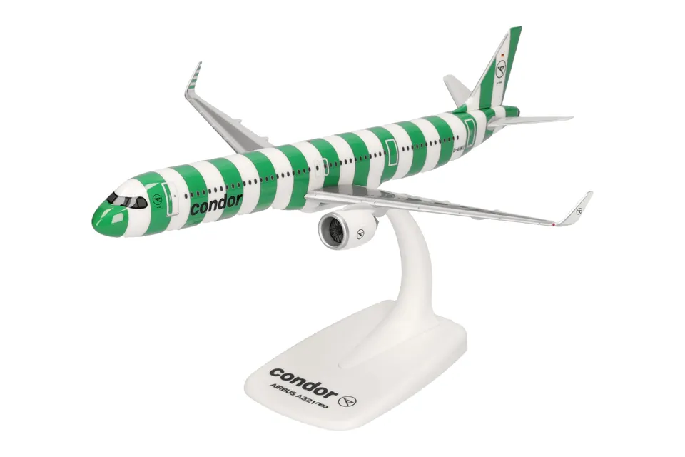 herpa-snapfit-condor-a321neo-flugzeugmodell-1-200-island image 1
