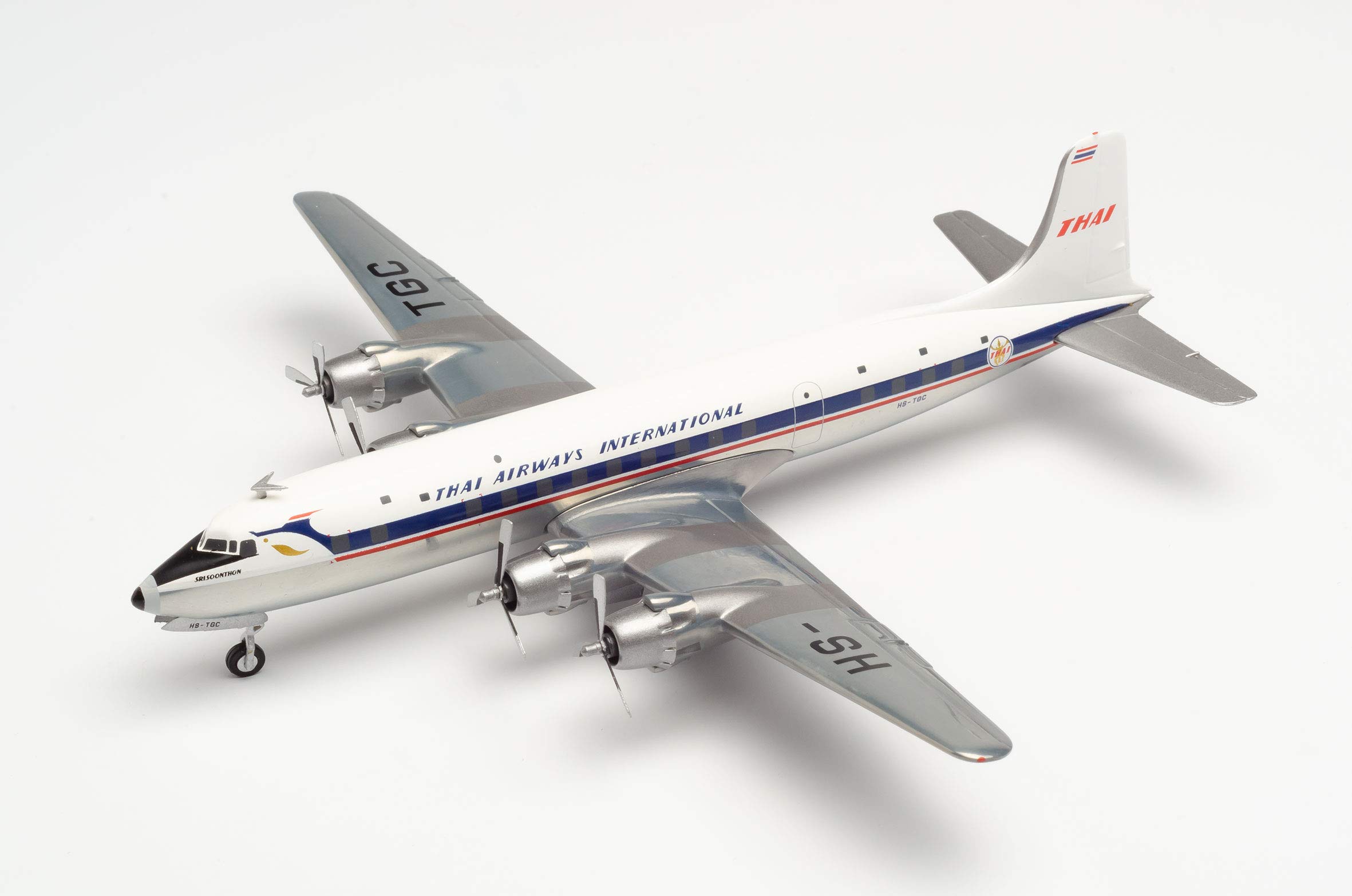 herpa-wings-570893-douglas-dc-6b-flugzeugmodell-thai-1-200 image 2