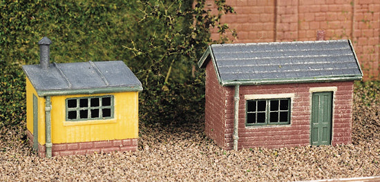 ratio-237-lineside-huts-2-h-tten-bausatz-spur-n image 1