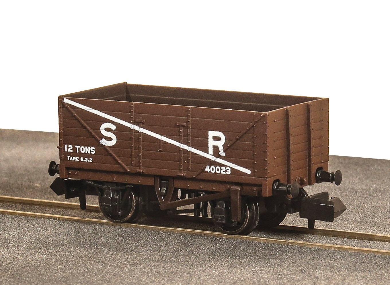 peco-nr7002s-n-offener-wagen-sr-7-plank-braun image 1