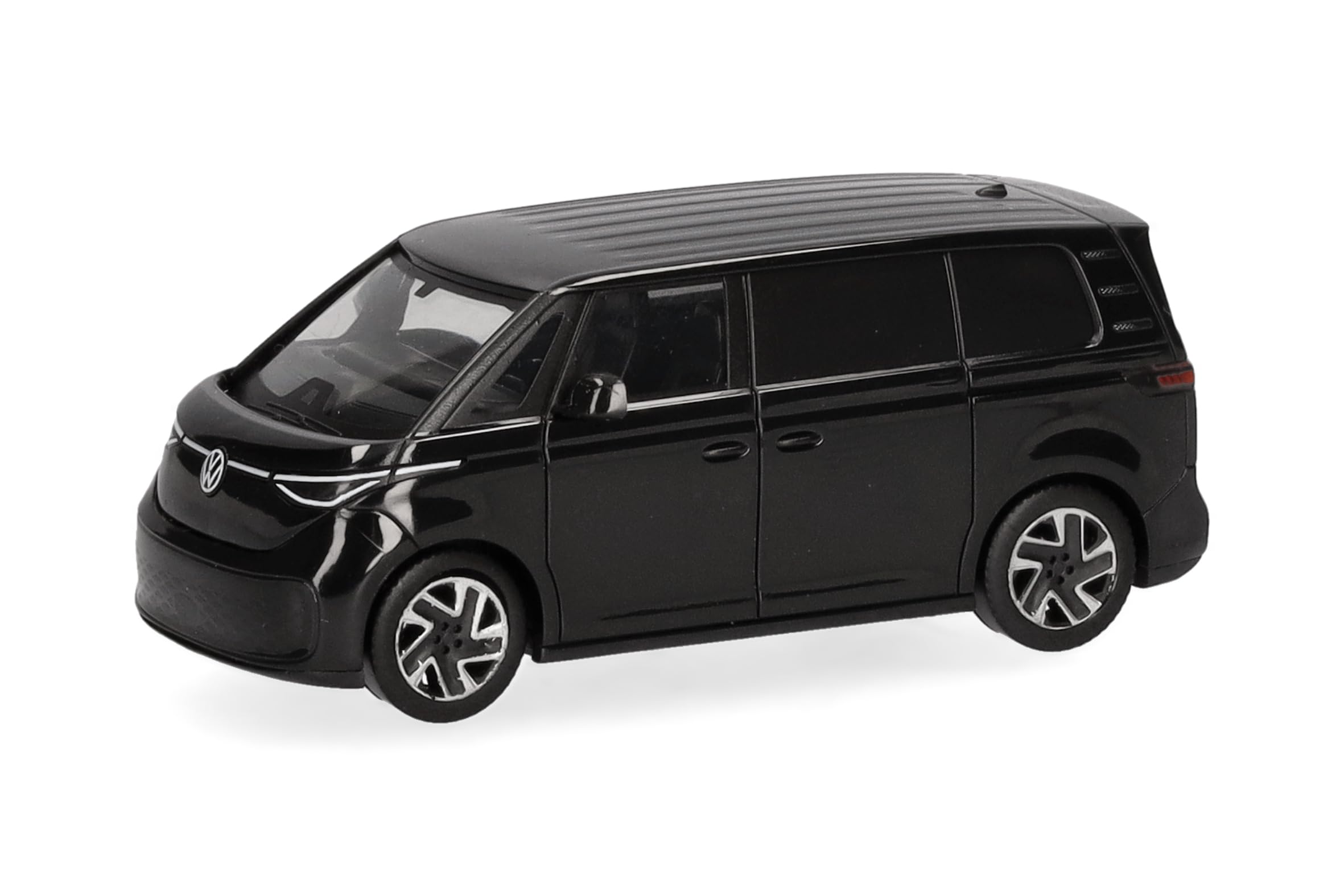 herpa-vw-id-buzz-modellauto-1-87-schwarz-kunststoff-h0 image 1