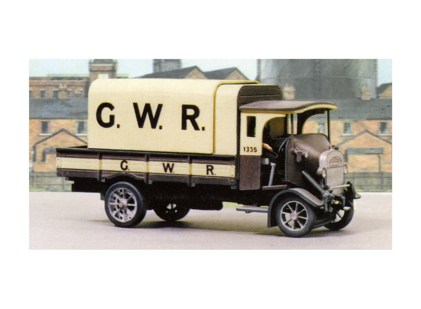 peco-modelscene-5136-thornycroft-lkw-modell-gwr-oo-ho-bausatz image 1