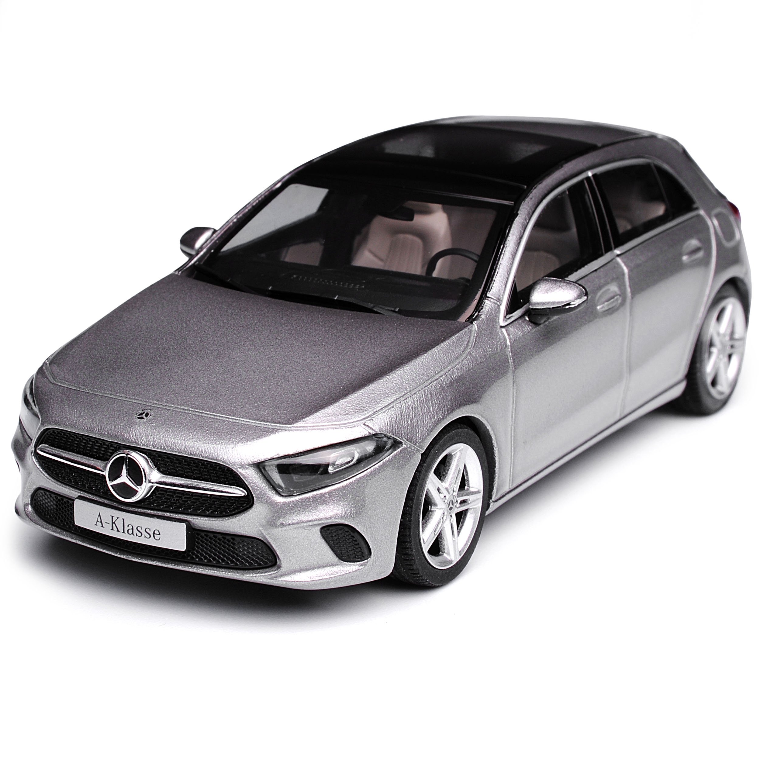 herpa-mercedes-a-klasse-w177-modellauto-1-43-mojave-silber-metall image 3