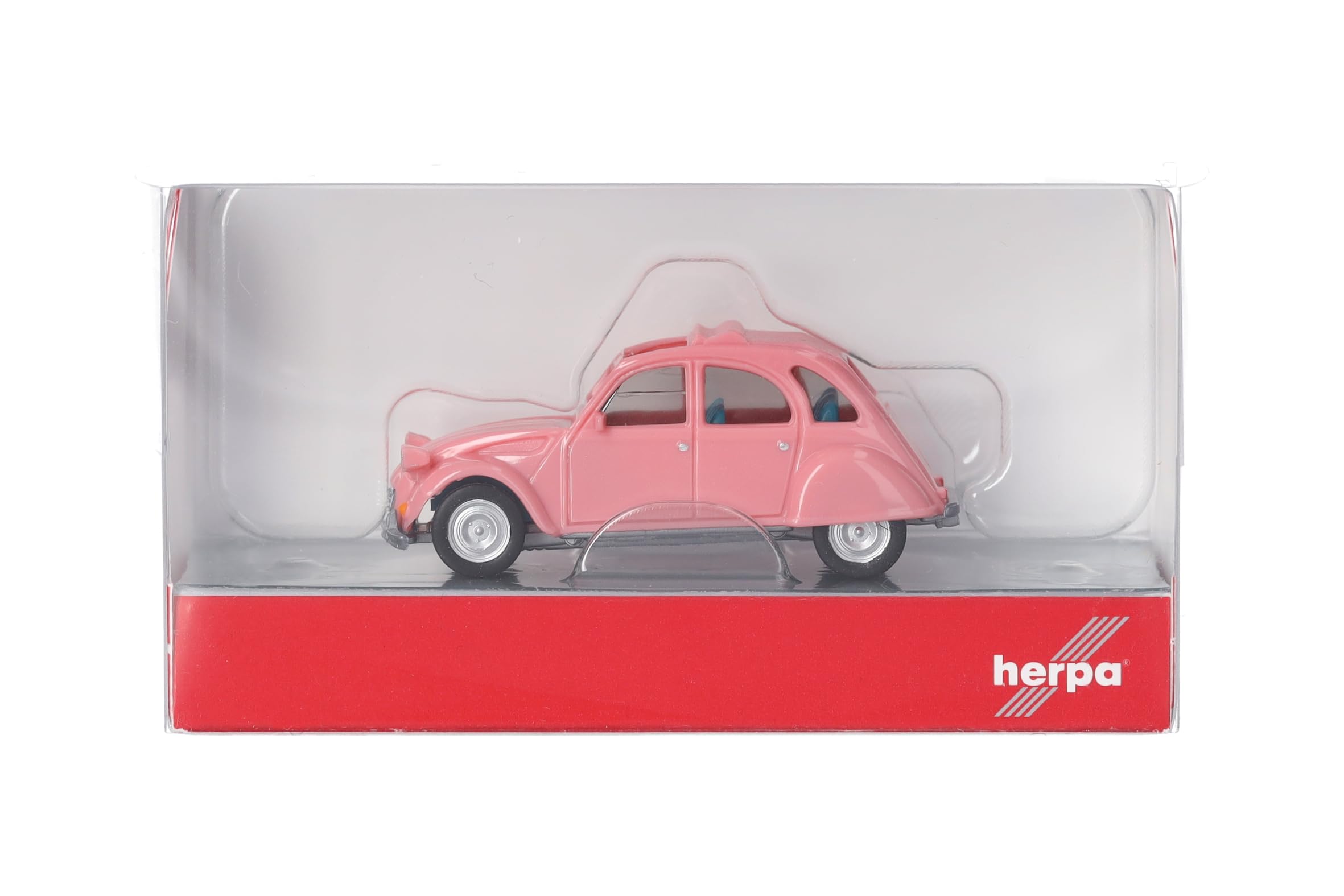 herpa-citroen-2cv-offen-modellauto-1-87-hellrosa-oldtimer image 5