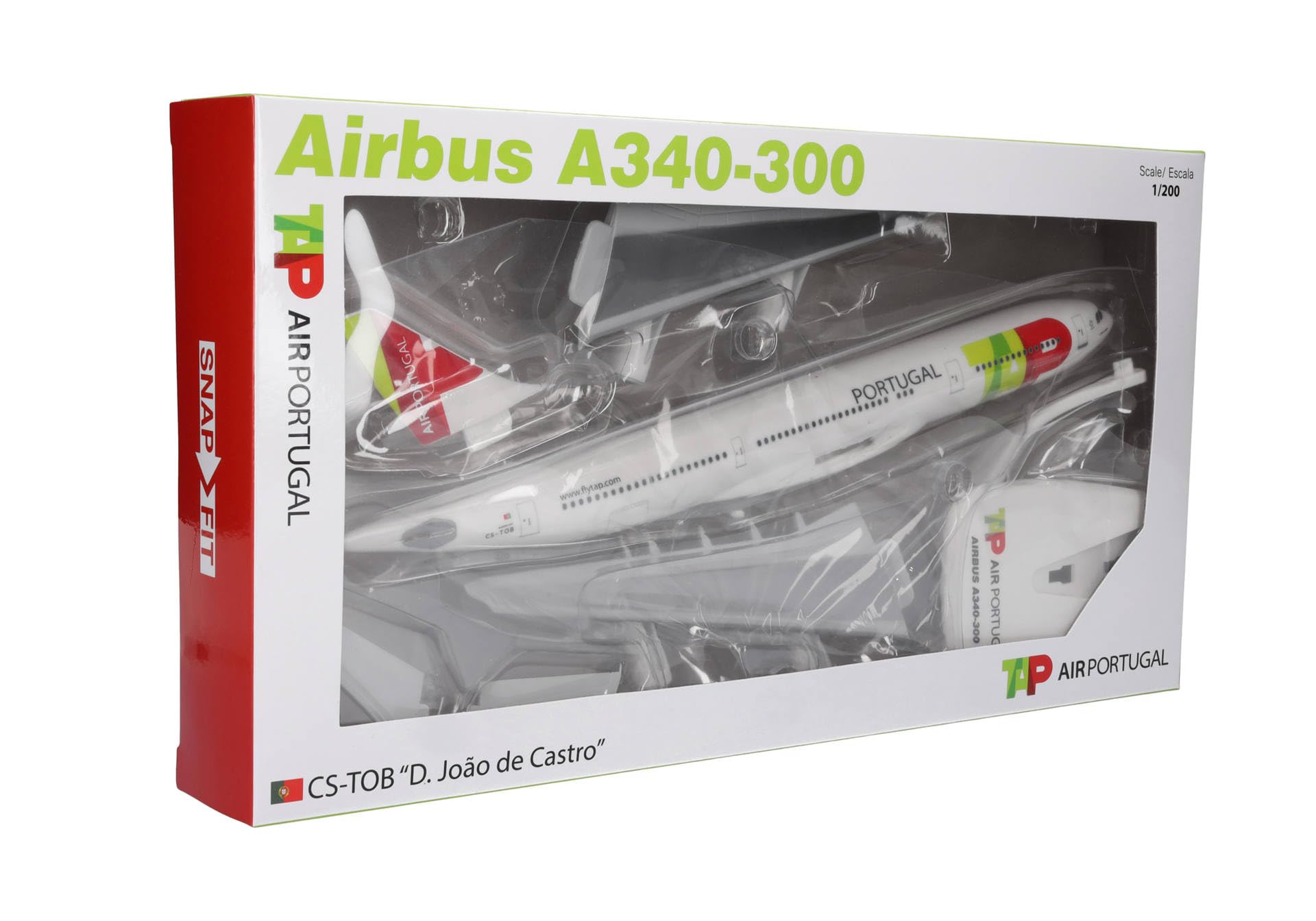 herpa-snapfit-tap-a340-300-flugzeugmodell-1-200-cs-tob image 5