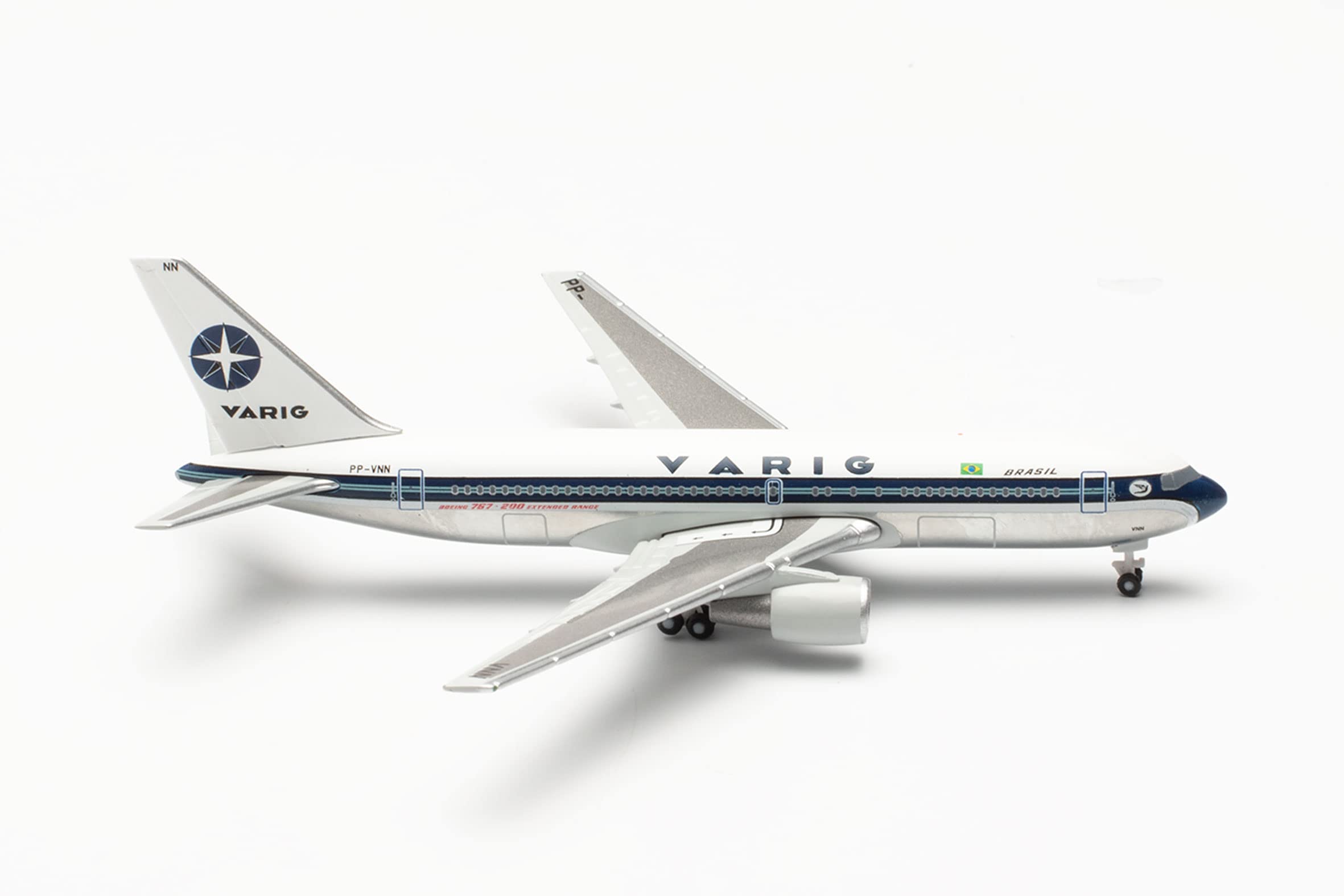 herpa-wings-varig-boeing-767-200-flugzeugmodell-1-500-pp-vnn image 1