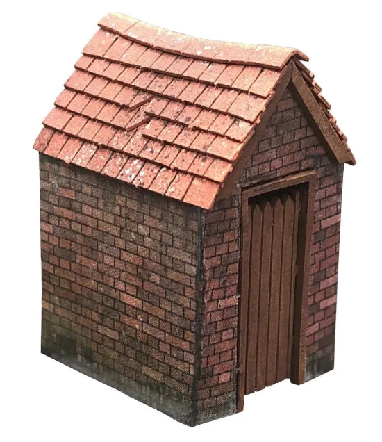 peco-scale-model-scenery-kx096-toilettenh-uschen-h0-oo image 1